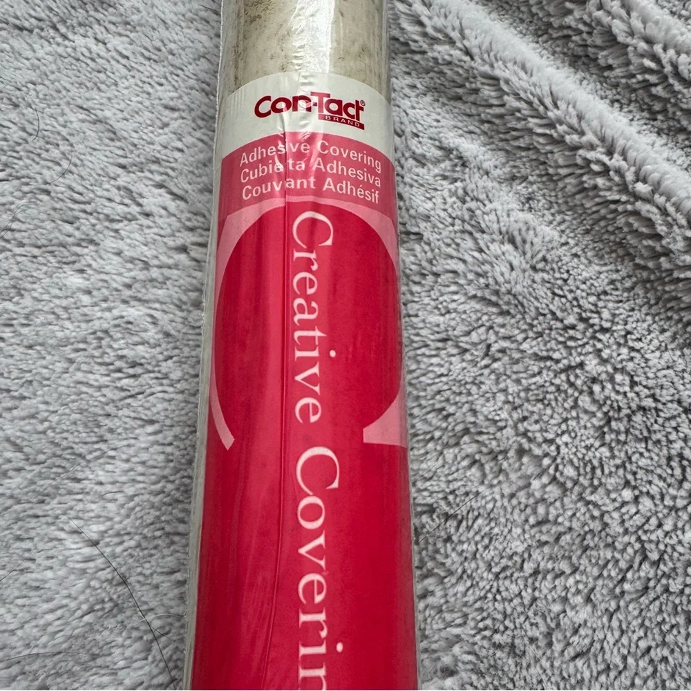Con-Tact Creative Covering Sealed Vintage Faux Marble‎ Lace Edge Vinyl Roll